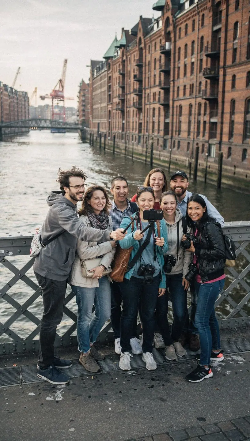 Beratungsgespräch zwischen Reiseplaner und Kunde zur individuellen Offline-Route durch regionale Sehenswürdigkeiten.